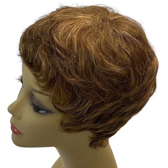 Short Layered Pixie Wig Vivica A Fox Human P4/27/30 for Women NWT - A861W-2z - Picture 9 of 13